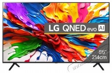 LG 85QNED92A6A QNED evo MiniLED telev&iacute;zi&oacute;, 214 cm, Smart 4K Ultra HD, 100 Hz, G energiaoszt&aacute;ly (2025-&ouml;s modell) Telev&iacute;zi&oacute;k - LED telev&iacute;zi&oacute; - UHD 4K felbont&aacute;s&uacute; - 535422