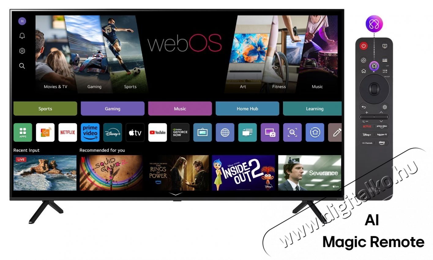 LG 85QNED92A6A QNED evo MiniLED telev&iacute;zi&oacute;, 214 cm, Smart 4K Ultra HD, 100 Hz, G energiaoszt&aacute;ly (2025-&ouml;s modell) Telev&iacute;zi&oacute;k - LED telev&iacute;zi&oacute; - UHD 4K felbont&aacute;s&uacute; - 535422