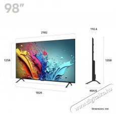 LG 98QNED89 Televíziók - LED televízió - UHD 4K felbontású - 512050