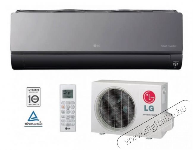 LG AM09BP Artcool WiFi Smart inverteres kílma (2,5 kW) Háztartás / Otthon / Kültér - Ventilátor / Légkondicionáló - Split klíma - 348679