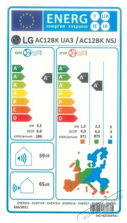 LG Artcool AC12BK Kl&iacute;ma, 12000 BTU, Wi-Fi, A++/A+ energiaoszt&aacute;ly, UVnano, Allergiaszűrő, Gyors hűt&eacute;s funkci&oacute;, Dupla inverteres kompresszor, Fekete H&aacute;ztart&aacute;s / Otthon / K&uuml;lt&eacute;r - Ventil&aacute;tor / L&eacute;gkondicion&aacute;l&oacute; - Split kl&iacute;ma - 537099