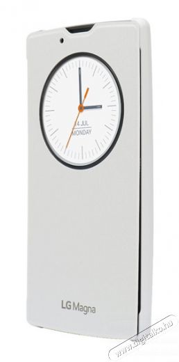 LG CCF-605-W Y90 Magna book cover tok - fehér Mobil / Kommunikáció / Smart - Mobiltelefon kiegészítő / tok - Tok / hátlap - 302405