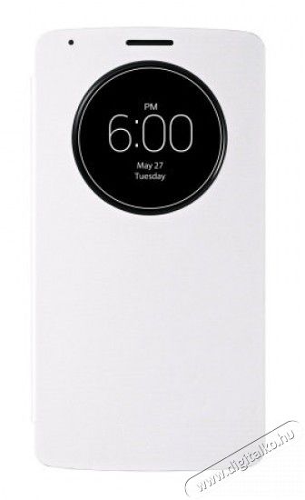 LG CCF-605-W Y90 Magna book cover tok - fehér Mobil / Kommunikáció / Smart - Mobiltelefon kiegészítő / tok - Tok / hátlap - 302405