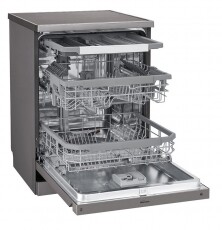 LG DF215FP QuadWash 14 terítékes mosogatógép Konyhai termékek - Mosogatógép - Normál (60cm) szabadonálló mosogatógép - 359647