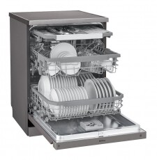 LG DF215FP QuadWash 14 terítékes mosogatógép Konyhai termékek - Mosogatógép - Normál (60cm) szabadonálló mosogatógép - 359647