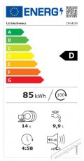 LG DF142FV Mosogatógép Konyhai termékek - Mosogatógép - Normál (60cm) szabadonálló mosogatógép - 501428