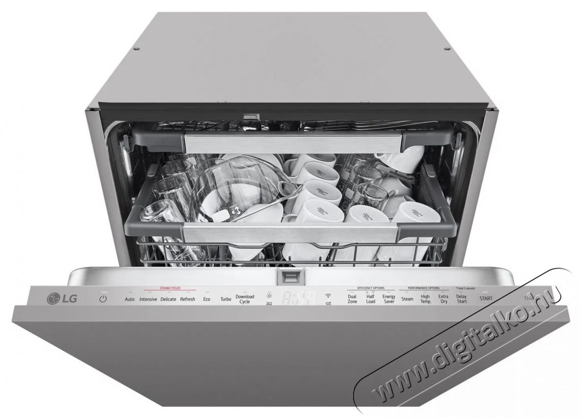 LG DB597TXS Konyhai term&eacute;kek - Mosogat&oacute;g&eacute;p - Norm&aacute;l (60cm) be&eacute;p&iacute;thető mosogat&oacute;g&eacute;p - 529714