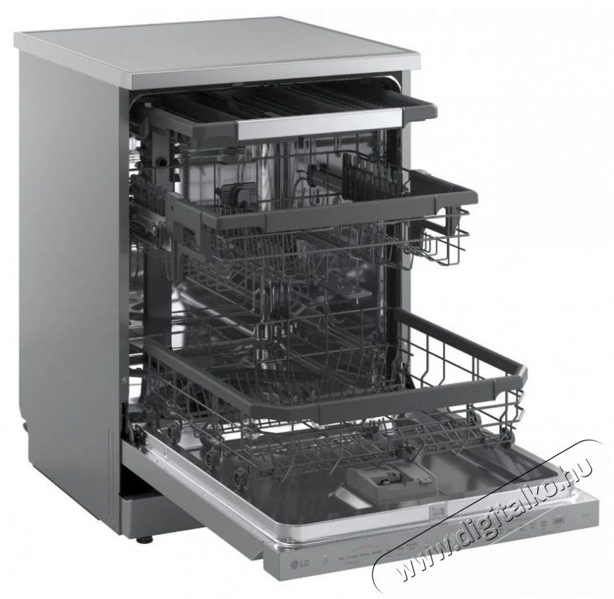 LG DF975HVS mosogat&oacute;g&eacute;p Konyhai term&eacute;kek - Mosogat&oacute;g&eacute;p - Norm&aacute;l (60cm) szabadon&aacute;ll&oacute; mosogat&oacute;g&eacute;p - 529718