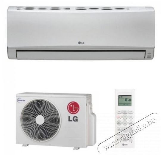 LG E09EM Comfort inverteres split klíma (2,5kW) Háztartás / Otthon / Kültér - Ventilátor / Légkondicionáló - Split klíma - 314747
