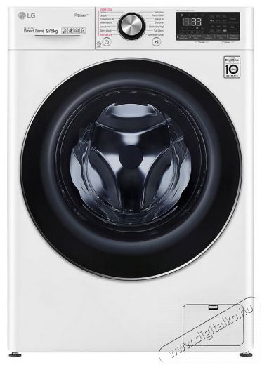 LG F4DV909H2 EcoHybrid mosó-szárítógép Háztartás / Otthon / Kültér - Mosógép / szárítógép - Mosó-szárítógép - 360070