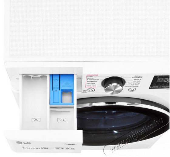 LG F4DV909H2 EcoHybrid mosó-szárítógép Háztartás / Otthon / Kültér - Mosógép / szárítógép - Mosó-szárítógép - 360070