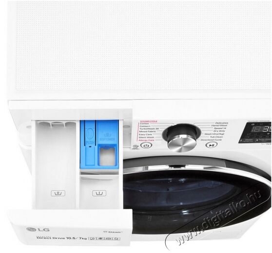 LG F4DV910H2 EcoHybrid mosó-szárítógép Háztartás / Otthon / Kültér - Mosógép / szárítógép - Mosó-szárítógép - 360069