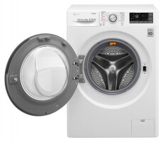 LG F4J7VY1W elöltöltős gőzmosógép Háztartás / Otthon / Kültér - Mosógép / szárítógép - Elöltöltős normál (60cm-ig) mosógép - 327389