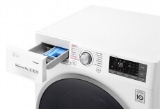 LG F4J7VY1W elöltöltős gőzmosógép Háztartás / Otthon / Kültér - Mosógép / szárítógép - Elöltöltős normál (60cm-ig) mosógép - 327389