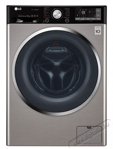 LG F4J9JS2T elöltöltős gőzmosógép Háztartás / Otthon / Kültér - Mosógép / szárítógép - Elöltöltős normál (60cm-ig) mosógép - 327391