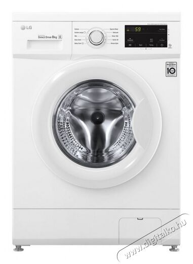 LG FH2J3TDN0 elöltöltős mosógép Háztartás / Otthon / Kültér - Mosógép / szárítógép - Elöltöltős normál (60cm-ig) mosógép - 348029