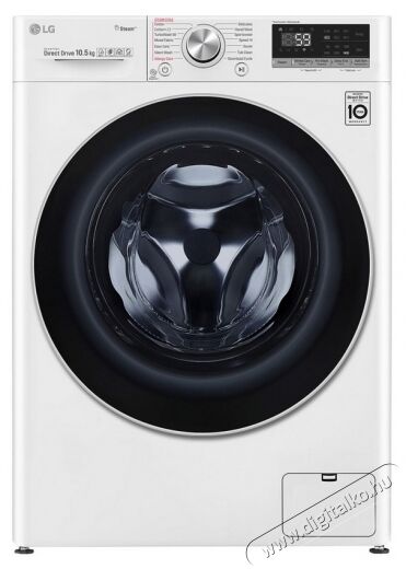 LG F4WV710P1 elöltöltős gőzmosógép Háztartás / Otthon / Kültér - Mosógép / szárítógép - Elöltöltős normál (60cm-ig) mosógép - 360072