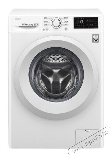 LG F4J5QN3W elöltöltős mosógép Háztartás / Otthon / Kültér - Mosógép / szárítógép - Elöltöltős normál (60cm-ig) mosógép - 327382
