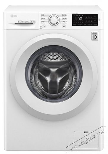 LG F4J5TN3W elöltöltős mosógép Háztartás / Otthon / Kültér - Mosógép / szárítógép - Elöltöltős normál (60cm-ig) mosógép - 331240
