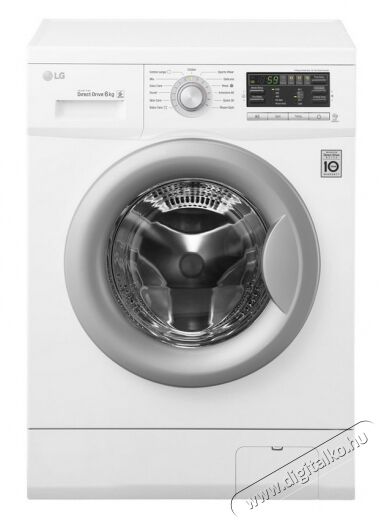 LG F12B8NDA7 mosógép Háztartás / Otthon / Kültér - Mosógép / szárítógép - Elöltöltős keskeny (45cm-ig) mosógép - 286363