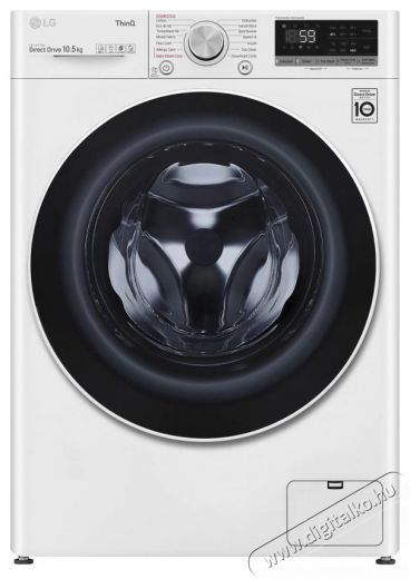 LG F4WV510S0E elöltöltős mosógép  Háztartás / Otthon / Kültér - Mosógép / szárítógép - Elöltöltős normál (60cm-ig) mosógép - 374257