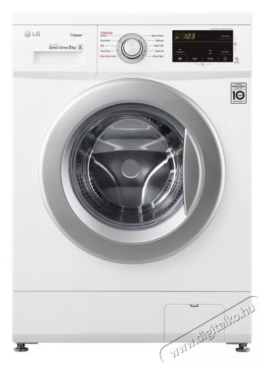 LG F4J3TS4WE Szabadonálló elöltöltős mosógép Háztartás / Otthon / Kültér - Mosógép / szárítógép - Elöltöltős normál (60cm-ig) mosógép - 381316