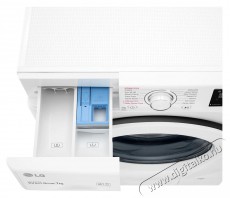 LG F2WV3S7S3E Keskeny elöltöltős gőzmosógép 7 kg, Inverter motor, 1200 centrifuga, Steam, AI DD, 14 program Háztartás / Otthon / Kültér - Mosógép / szárítógép - Elöltöltős keskeny (45cm-ig) mosógép - 381323