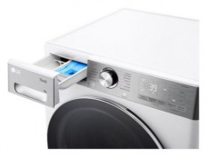 LG F2WR909P3W MOSÓGÉP ELÖLTÖLTŐS KESKENY GŐZ FUNKCIÓVAL Háztartás / Otthon / Kültér - Mosógép / szárítógép - Elöltöltős keskeny (45cm-ig) mosógép - 495938