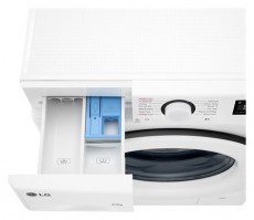 LG F2DR508SWW mosó-szárítógép keskeny gőzös Háztartás / Otthon / Kültér - Mosógép / szárítógép - Mosó-szárítógép - 496415