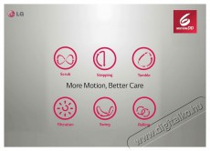 LG F4X1008NWH elöltöltős mosógép Háztartás / Otthon / Kültér - Mosógép / szárítógép - Elöltöltős normál (60cm-ig) mosógép - 500831