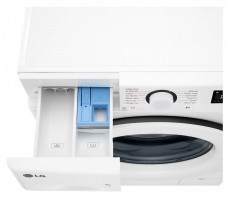 LG F2WR509SWW keskeny 9 kg elöltöltős mosógép Háztartás / Otthon / Kültér - Mosógép / szárítógép - Elöltöltős normál (60cm-ig) mosógép - 501060