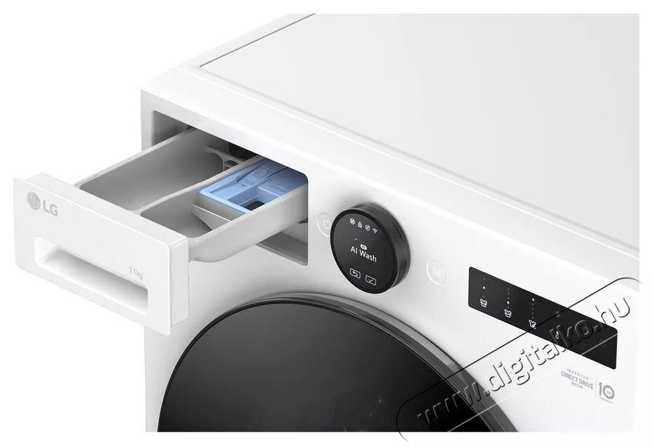 LG F4X7011TWB 11 kg, max. 1400 ford./perc, Gőzmos&oacute;g&eacute;p H&aacute;ztart&aacute;s / Otthon / K&uuml;lt&eacute;r - Mos&oacute;g&eacute;p / sz&aacute;r&iacute;t&oacute;g&eacute;p - El&ouml;lt&ouml;ltős norm&aacute;l (60cm-ig) mos&oacute;g&eacute;p - 538257