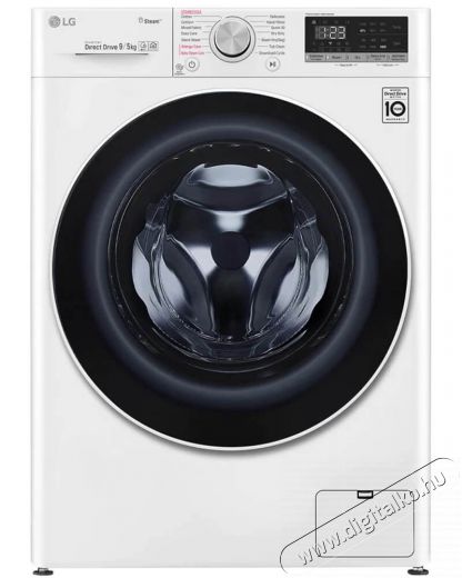 LG F4DN409S0 mosó-szárítógép Háztartás / Otthon / Kültér - Mosógép / szárítógép - Mosó-szárítógép - 371204
