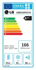 LG GBB530PZCFS hűtőszekrény Konyhai termékek - Hűtő, fagyasztó (szabadonálló) - Alulfagyasztós kombinált hűtő - 281946