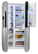 LG GS9366NECZ hűtőszekrény Konyhai termékek - Hűtő, fagyasztó (szabadonálló) - Amerikai típusú Side By Side hűtő - 288073