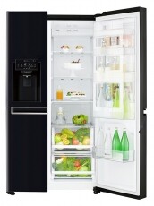 LG GSJ760WBXV hűtőszekrény Konyhai termékek - Hűtő, fagyasztó (szabadonálló) - Amerikai típusú Side By Side hűtő - 306322