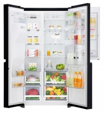 LG GSJ760WBXV hűtőszekrény Konyhai termékek - Hűtő, fagyasztó (szabadonálló) - Amerikai típusú Side By Side hűtő - 306322