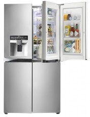 LG GMJ916NSHV hűtőszekrény Konyhai termékek - Hűtő, fagyasztó (szabadonálló) - Amerikai típusú Side By Side hűtő - 286383