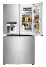 LG GMJ916NSHV hűtőszekrény Konyhai termékek - Hűtő, fagyasztó (szabadonálló) - Amerikai típusú Side By Side hűtő - 286383