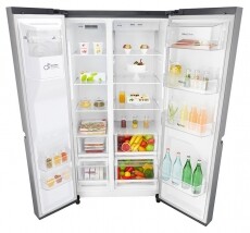 LG GSL760PZXV hűtőszekrény Konyhai termékek - Hűtő, fagyasztó (szabadonálló) - Amerikai típusú Side By Side hűtő - 307617