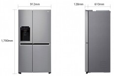 LG GSJ760PZUZ Side-by-side hűtőszekrény Konyhai termékek - Hűtő, fagyasztó (szabadonálló) - Amerikai típusú Side By Side hűtő - 361986