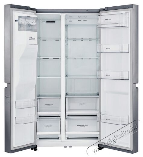 LG GSJ760PZXV Side by Side hűtőszekrény Konyhai termékek - Hűtő, fagyasztó (szabadonálló) - Amerikai típusú Side By Side hűtő - 334939