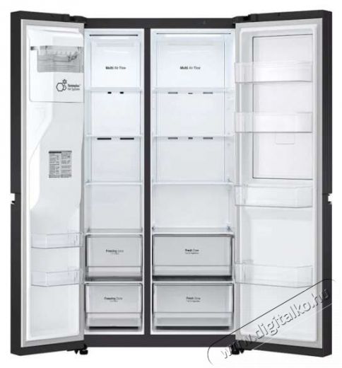 LG GSJV70WBTF Side by Side hűtő Konyhai termékek - Hűtő, fagyasztó (szabadonálló) - Amerikai típusú Side By Side hűtő - 374902