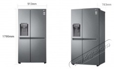 LG GSLV30DSXM Side by Side hűtő Konyhai termékek - Hűtő, fagyasztó (szabadonálló) - Amerikai típusú Side By Side hűtő - 374900