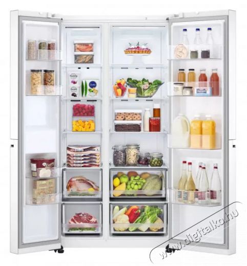 LG GSBV70SWTM Side by Side hűtőszekrény Konyhai termékek - Hűtő, fagyasztó (szabadonálló) - Amerikai típusú Side By Side hűtő - 378545