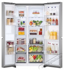 LG GSBV70PZTM side by side hűtőszekrény Konyhai termékek - Hűtő, fagyasztó (szabadonálló) - Amerikai típusú Side By Side hűtő - 381079