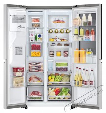 LG GSXV91BSAF Side by Side hűtőszekrény Konyhai termékek - Hűtő, fagyasztó (szabadonálló) - Amerikai típusú Side By Side hűtő - 381319