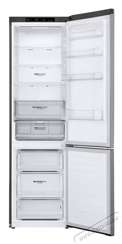 LG GBB72PZEFN Hűtő alulfagyaszt&oacute;s Konyhai term&eacute;kek - Hűtő, fagyaszt&oacute; (szabadon&aacute;ll&oacute;) - Alulfagyaszt&oacute;s kombin&aacute;lt hűtő - 465222