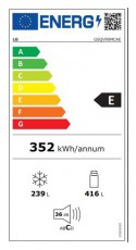 LG GSQV90MCAE HŰTŐ SIDE BY SIDE Konyhai termékek - Hűtő, fagyasztó (szabadonálló) - Amerikai típusú Side By Side hűtő - 475784