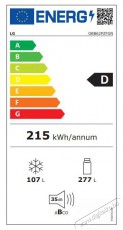 LG GBB62PZFGN Hűtőszekrény Konyhai termékek - Hűtő, fagyasztó (szabadonálló) - Alulfagyasztós kombinált hűtő - 498161